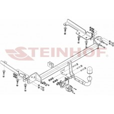 Фаркоп Steinhof для Honda CR-V IV 2012-2018. Артикул H-055