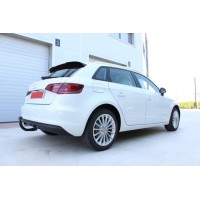 Фаркоп Aragon (быстросъемный крюк, вертикальное крепление) для Seat Altea 2004-2020. Артикул E5812AV