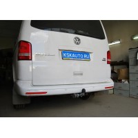 Фаркоп Galia оцинкованный для Volkswagen Caravelle T6 (вкл. 4WD) 2015-2020. Артикул V064A