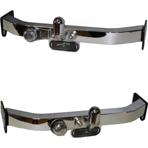 Фаркоп Baltex для Toyota Land Cruiser 100 GX 1998-2007. (с декор. накладкой и фонарем) Фланцевое крепление. Артикул Y-09F