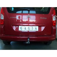 Фаркоп Galia оцинкованный для Peugeot Partner II (Tepee) L1 (длина базы 4380мм) 2008-2020. Артикул C052A