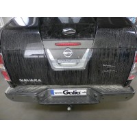 Фаркоп Galia оцинкованный для Nissan Navara D40 2005-2015. Быстросъемный крюк. Артикул N052C