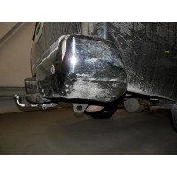 Фаркоп Galia оцинкованный для Nissan Navara D40 2005-2015. Быстросъемный крюк. Артикул N052C