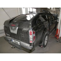 Фаркоп Galia оцинкованный для Nissan Navara D40 2005-2015. Быстросъемный крюк. Артикул N052C