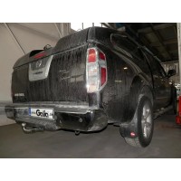 Фаркоп Galia оцинкованный для Nissan Navara D40 2005-2015. Быстросъемный крюк. Артикул N052C