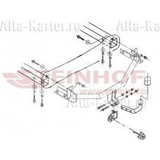 Фаркоп Steinhof для Seat Ibiza II хэтчбек 3/5 дв 1999-2002. Артикул S-142/1