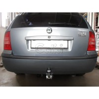Фаркоп Galia оцинкованный для Skoda Octavia Tour седан, универсал 2004-2010. Быстросъемный крюк. Артикул S085C