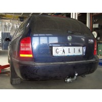 Фаркоп Galia оцинкованный для Skoda Octavia Tour седан, универсал 2004-2010. Быстросъемный крюк. Артикул S085C