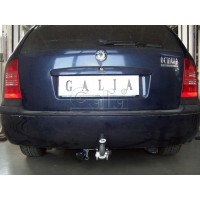 Фаркоп Galia оцинкованный для Skoda Octavia Tour седан, универсал 2004-2010. Быстросъемный крюк. Артикул S085C