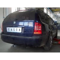 Фаркоп Galia оцинкованный для Skoda Octavia Tour седан, универсал 2004-2010. Быстросъемный крюк. Артикул S085C