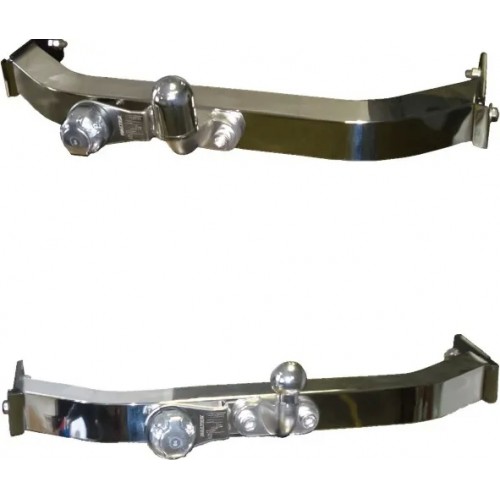 Фаркоп Baltex для Toyota Land Cruiser 100 GX 1998-2007. (с декор. накладкой) Фланцевое крепление. Артикул Y-09aNM