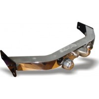 Фаркоп Baltex для Toyota Land Cruiser 100 GX 1998-2007. (с декор. накладкой) Фланцевое крепление. Артикул Y-09aNM