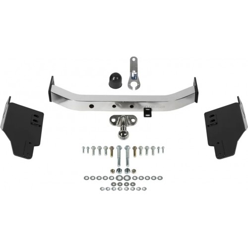 Фаркоп Rival (с нерж. накладкой) для Toyota Land Cruiser Prado 120 2002-2009. Артикул F.5704.002