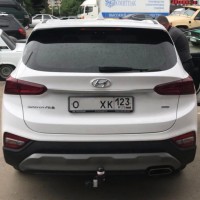 Фаркоп Bosal для Hyundai Santa Fe IV (одна выхлопная труба) 2018-2020. Артикул 6761-A