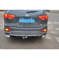 Фаркоп Bosal для Hyundai Santa Fe IV (одна выхлопная труба) 2018-2020. Артикул 6761-A