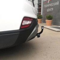 Фаркоп Bosal для Hyundai Santa Fe IV (одна выхлопная труба) 2018-2020. Артикул 6761-A