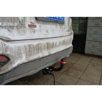 Фаркоп Bosal для Hyundai Santa Fe IV (одна выхлопная труба) 2018-2020. Артикул 6761-A