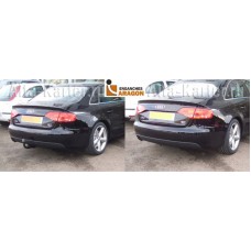 Фаркоп Aragon для Audi A4 B8 седан, универсал 2007-2015. Быстросъемный крюк. Артикул E0403CM