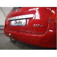Фаркоп Galia оцинкованный для Peugeot 308 I универсал 2008-2013. Быстросъемный крюк. Артикул P041C