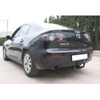 Фаркоп Aragon (быстросъемный крюк, горизонтальное крепление) для Mazda 3 I седан 2003-2009. Артикул E4004AS