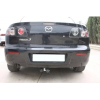 Фаркоп Aragon (быстросъемный крюк, горизонтальное крепление) для Mazda 3 I седан 2003-2009. Артикул E4004AS
