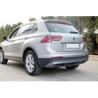 Фаркоп Aragon (быстросъемный крюк, вертикальное крепление) для Volkswagen Tiguan I 2007-2016. Артикул E6711BV