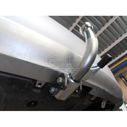 Фаркоп Galia оцинкованный для Toyota Corolla E150 седан 2007-2013. Быстросъемный крюк. Артикул T060C