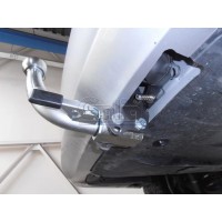 Фаркоп Galia оцинкованный для Toyota Corolla E150 седан 2007-2013. Быстросъемный крюк. Артикул T060C