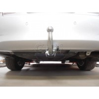 Фаркоп Galia оцинкованный для Toyota Corolla E150 седан 2007-2013. Быстросъемный крюк. Артикул T060C