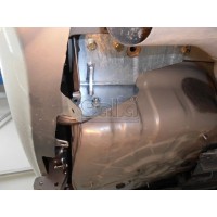 Фаркоп Galia оцинкованный для Toyota Corolla E150 седан 2007-2013. Быстросъемный крюк. Артикул T060C