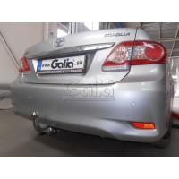 Фаркоп Galia оцинкованный для Toyota Corolla E150 седан 2007-2013. Быстросъемный крюк. Артикул T060C