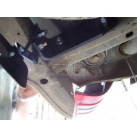 Фаркоп Galia оцинкованный для Mercedes-Benz M-Класс (ML) W163 (запаска под бампером) 1998-2005. Артикул M029A