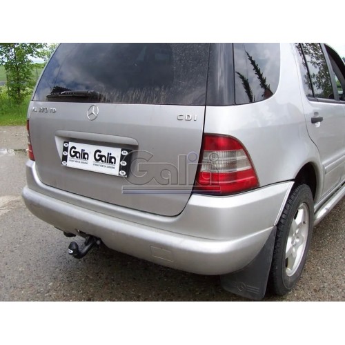 Фаркоп Galia оцинкованный для Mercedes-Benz M-Класс (ML) W163 (запаска под бампером) 1998-2005. Артикул M029A
