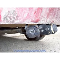 Фаркоп Galia оцинкованный для Renault Logan I седан 2004-2014. Быстросъемный крюк. Артикул D033C
