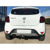 Фаркоп Aragon (быстросъемный крюк, горизонтальное крепление) для Renault Sandero Stepway I 2010-2014. Артикул E1302BS
