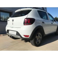 Фаркоп Aragon (быстросъемный крюк, горизонтальное крепление) для Renault Sandero Stepway I 2010-2014. Артикул E1302BS