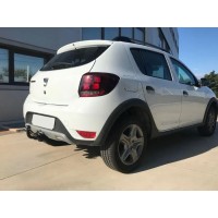 Фаркоп Aragon (быстросъемный крюк, горизонтальное крепление) для Renault Sandero Stepway I 2010-2014. Артикул E1302BS