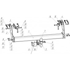 Фаркоп Bosal для Mitsubishi L200 IV 2006-2014. Артикул 4169-A