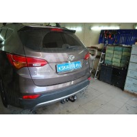 Фаркоп Лидер-Плюс для Kia Sorento II рестайлинг XM FL 2012-2020. Артикул H224-A