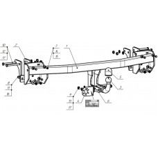 Фаркоп Bosal для Mitsubishi Outlander III 2012-2018. Артикул 4170-A