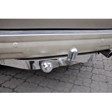 Фаркоп Baltex для Toyota Land Cruiser Prado 120 2003-2009. (с декор. накладкой) Фланцевое крепление. Артикул Y-13aN