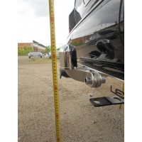 Фаркоп Baltex для Lexus LX 570 2008-2020. (с декор. накладкой) Фланцевое крепление. Артикул Y-20aNML