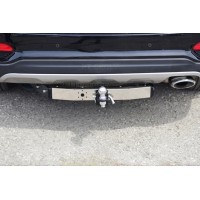 Фаркоп PT Group с хромированной накладкой для Kia Sorento Prime 2018-2020. Артикул 06051501