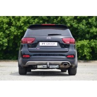 Фаркоп PT Group с хромированной накладкой для Kia Sorento Prime 2018-2020. Артикул 06051501