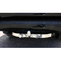 Фаркоп Baltex для Toyota Land Cruiser 100 VX 1998-2007. (с декор. накладкой) Фланцевое крепление. Артикул Y-08aNM