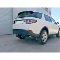 Фаркоп Aragon (быстросъемный крюк, горизонтальное крепление) для Land Rover Discovery Sport 2014-2019. Артикул E3501CS