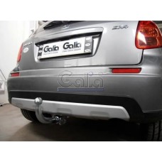Фаркоп Galia оцинкованный для Suzuki SX4 I 5-дв. 2/4WD 2006-2013. Быстросъемный крюк. Артикул F109C