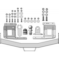 Фаркоп Мотодор для Mitsubishi Pajero III АКПП 2000-2006. Артикул 91313-FE