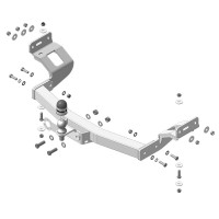 Фаркоп Мотодор для Mitsubishi Pajero III АКПП 2000-2006. Артикул 91313-FE