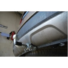 Фаркоп Galia оцинкованный для Hyundai Santa Fe III 2012-2017. Быстросъемный крюк. Артикул H091C